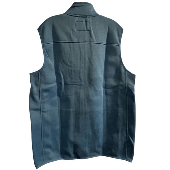 Lands' End Men's XL Tall BlueVest Fleece Lined Zip Side Pockets Golf Outdoor - Picture 3 of 6
